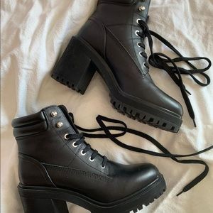Zara heeled boots